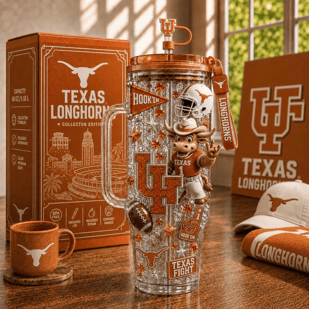 TLH 40oz Tumbler With Handle NHVH