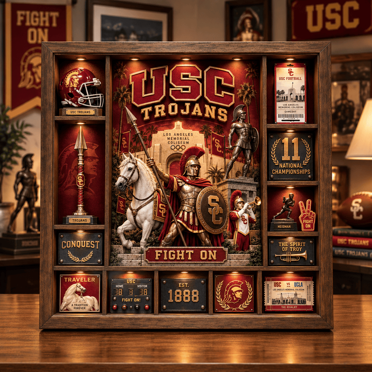 USC Premium Shadow Box TTMH
