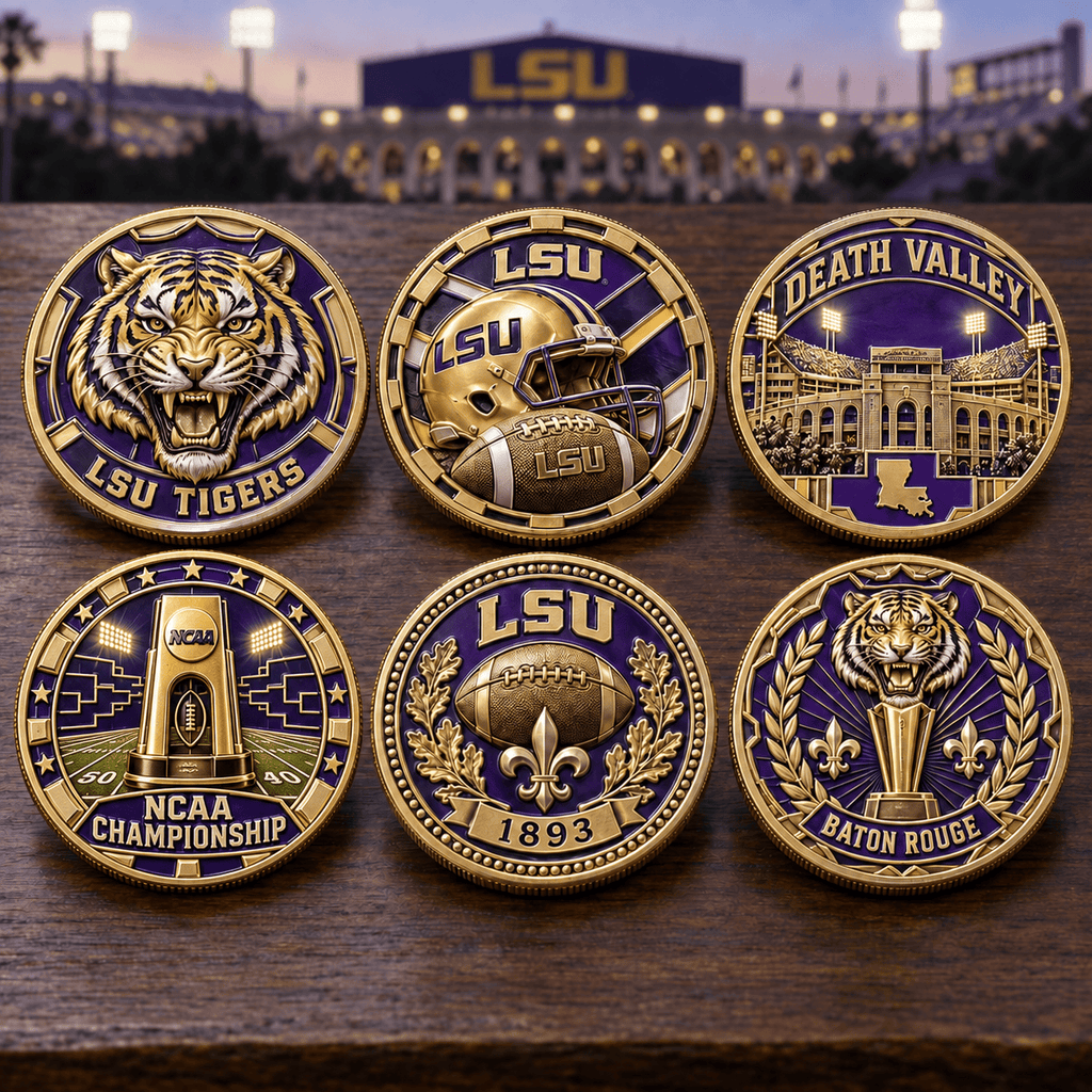 LSU Premium Commemorative Coin Set NPL