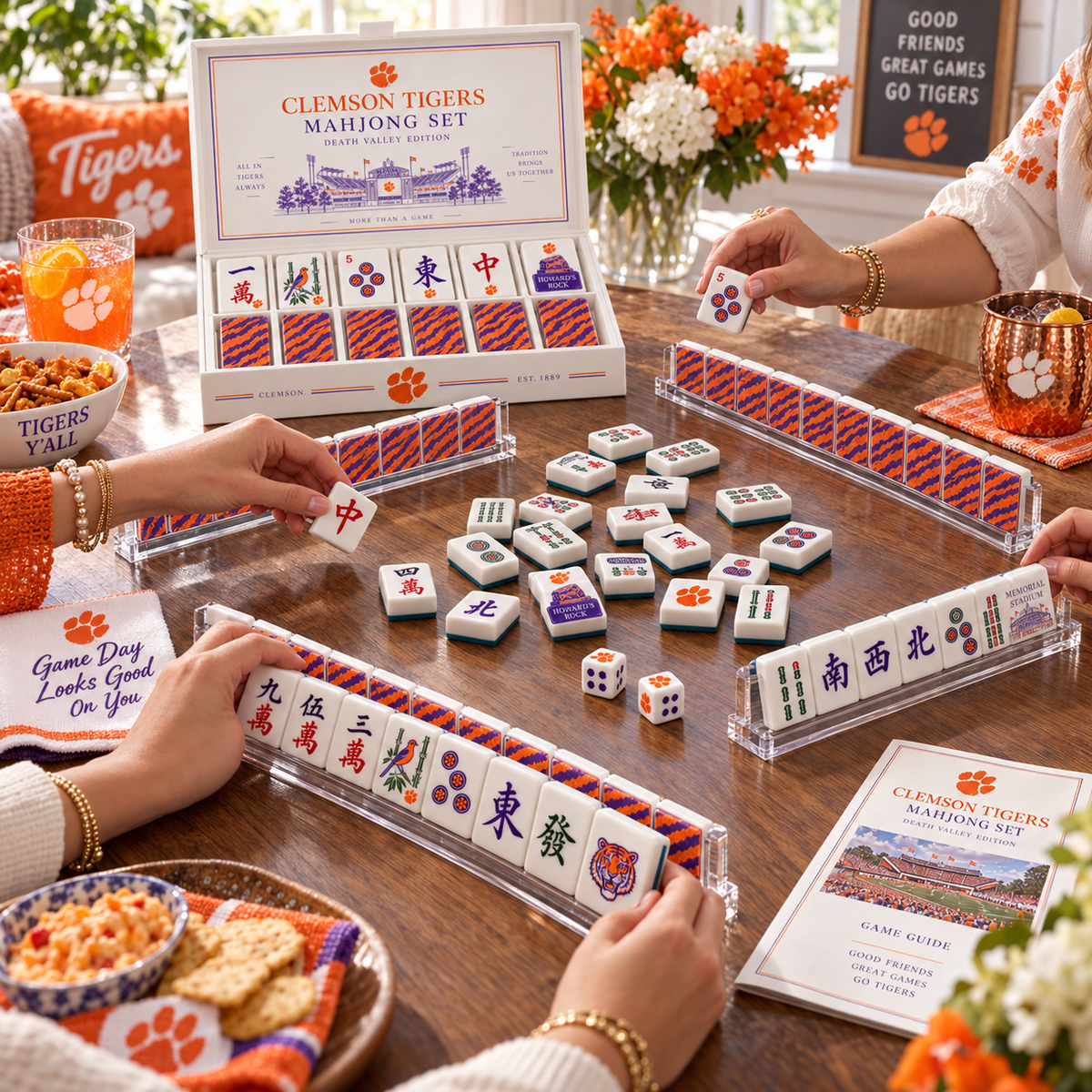 Premium CTFB Mahjong Tiles Set TNSM
