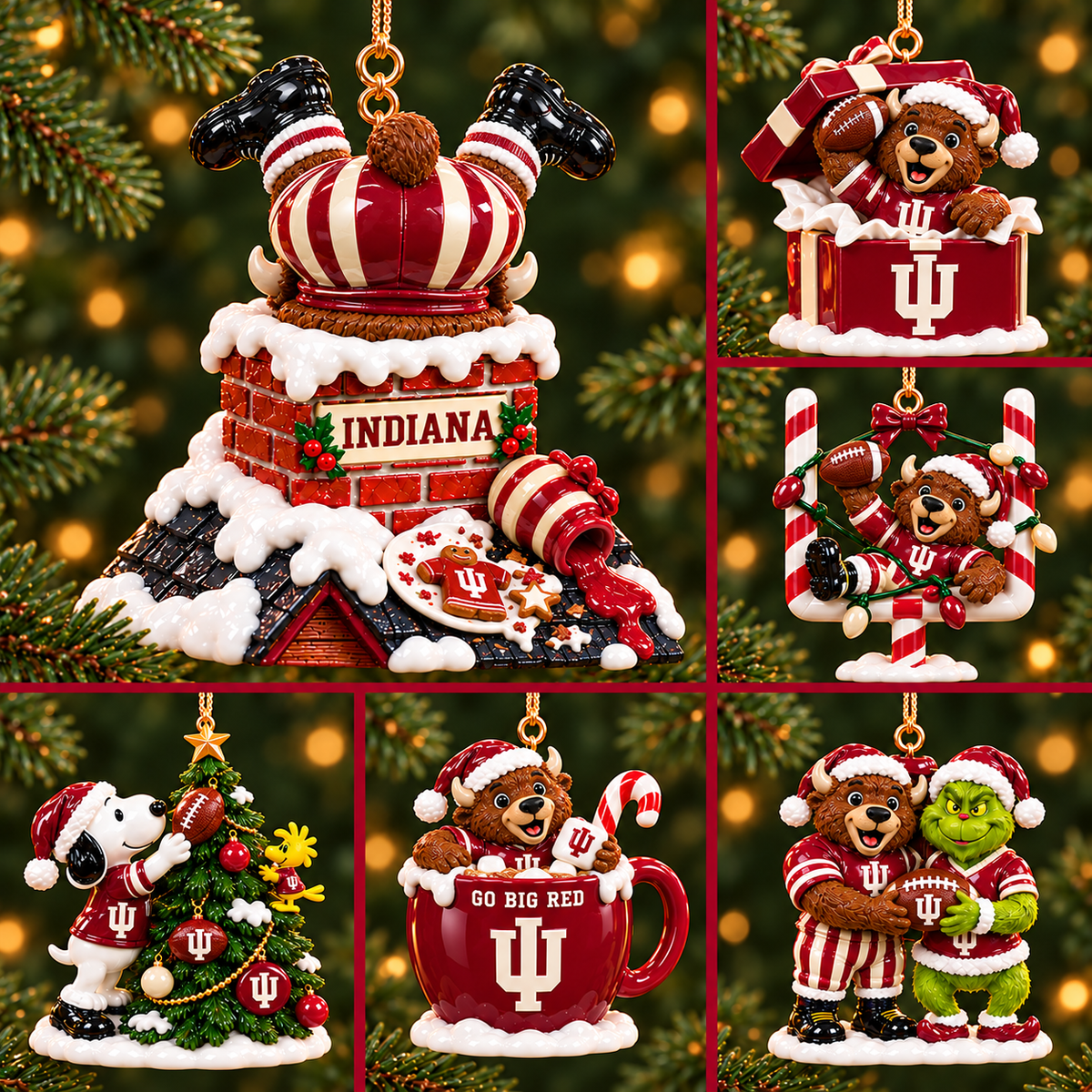 IDH Premium Christmas Tree Ornament Set TMH