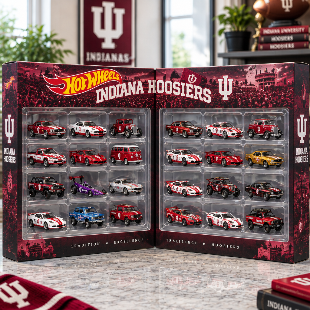 Indiana Hoosiers Premium Mini Car Advent Calendar